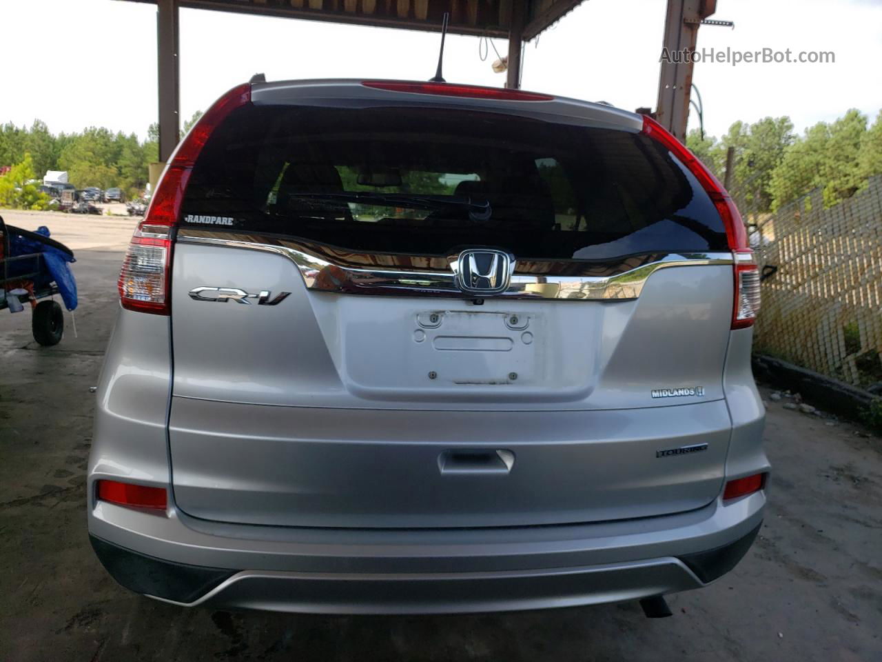 2016 Honda Cr-v Touring Silver vin: 5J6RM3H99GL016085