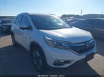 2015 Honda Cr-v Touring White vin: 5J6RM3H9XFL024744