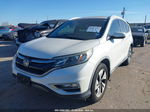 2015 Honda Cr-v Touring White vin: 5J6RM3H9XFL024744