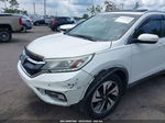 2016 Honda Cr-v Touring White vin: 5J6RM3H9XGL009453