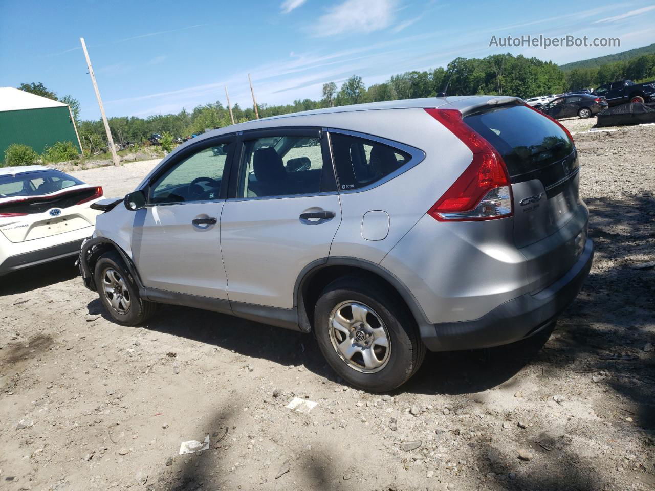 2012 Honda Cr-v Lx Silver vin: 5J6RM4H30CL034955