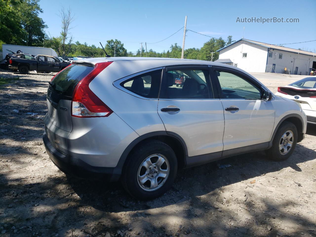 2012 Honda Cr-v Lx Silver vin: 5J6RM4H30CL034955