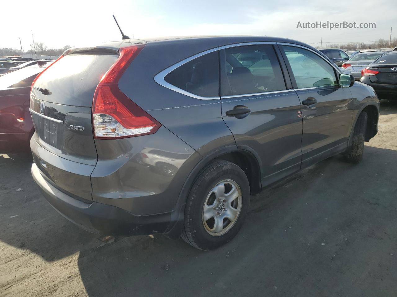 2012 Honda Cr-v Lx Silver vin: 5J6RM4H30CL050184