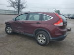 2012 Honda Cr-v Lx Burgundy vin: 5J6RM4H30CL050685