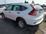 2015 Honda Cr-v Lx White vin: 5J6RM4H30FL040470