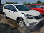 2015 Honda Cr-v Lx White vin: 5J6RM4H30FL040470