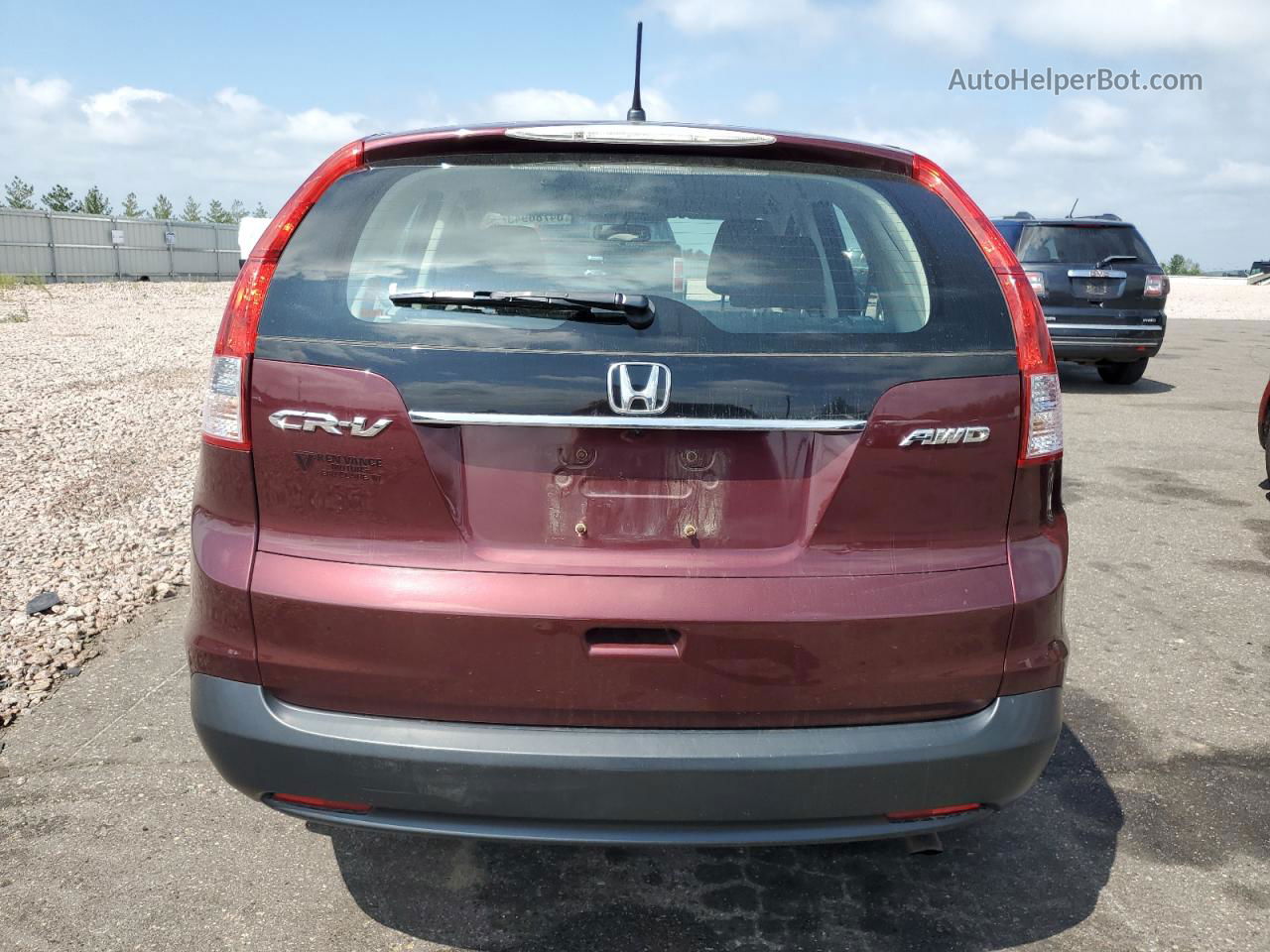 2012 Honda Cr-v Lx Красный vin: 5J6RM4H31CL076311