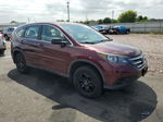 2012 Honda Cr-v Lx Red vin: 5J6RM4H31CL076311