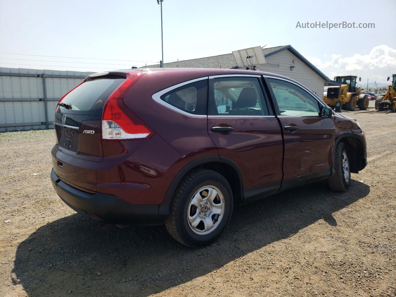 2013 Honda Cr-v Lx Maroon vin: 5J6RM4H31DL010374