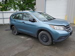 2013 Honda Cr-v Lx Blue vin: 5J6RM4H31DL047618