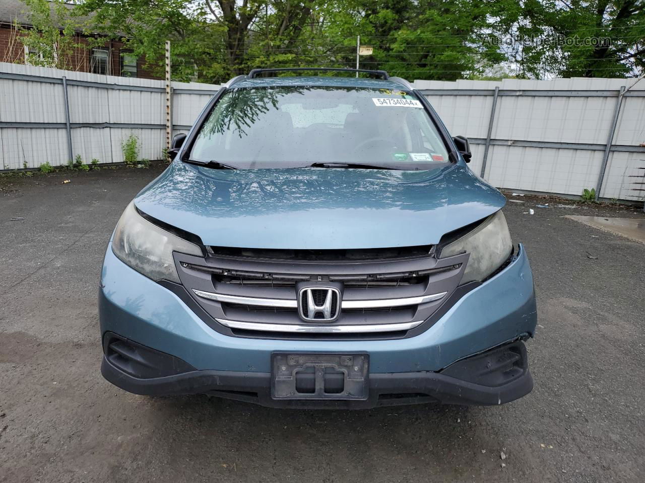 2013 Honda Cr-v Lx Blue vin: 5J6RM4H31DL047618