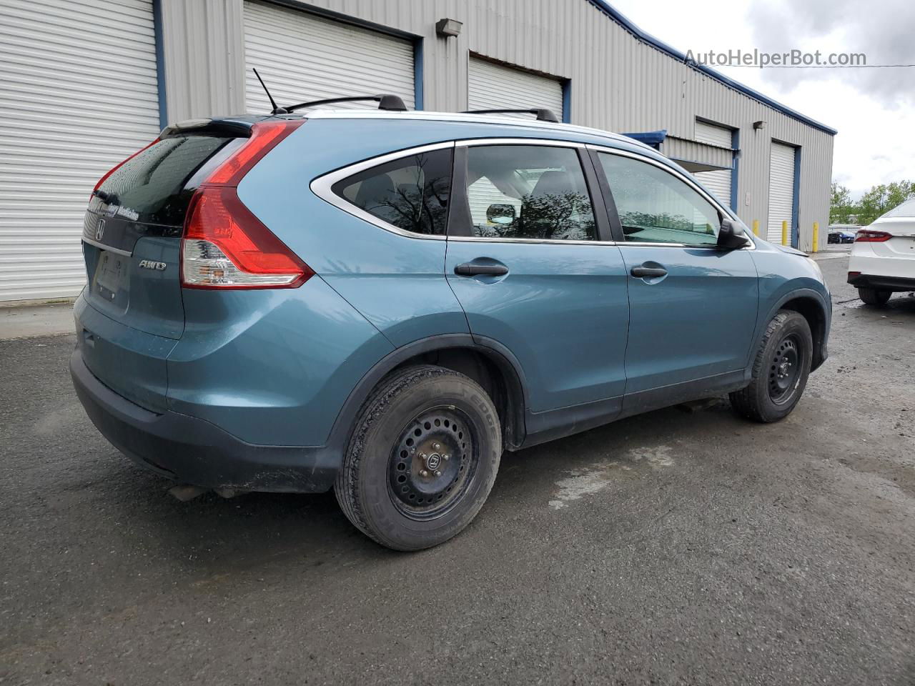 2013 Honda Cr-v Lx Blue vin: 5J6RM4H31DL047618