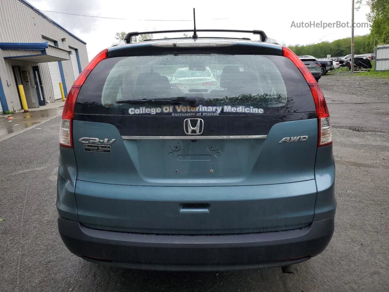 2013 Honda Cr-v Lx Blue vin: 5J6RM4H31DL047618