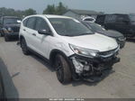 2015 Honda Cr-v Lx White vin: 5J6RM4H31FL036816