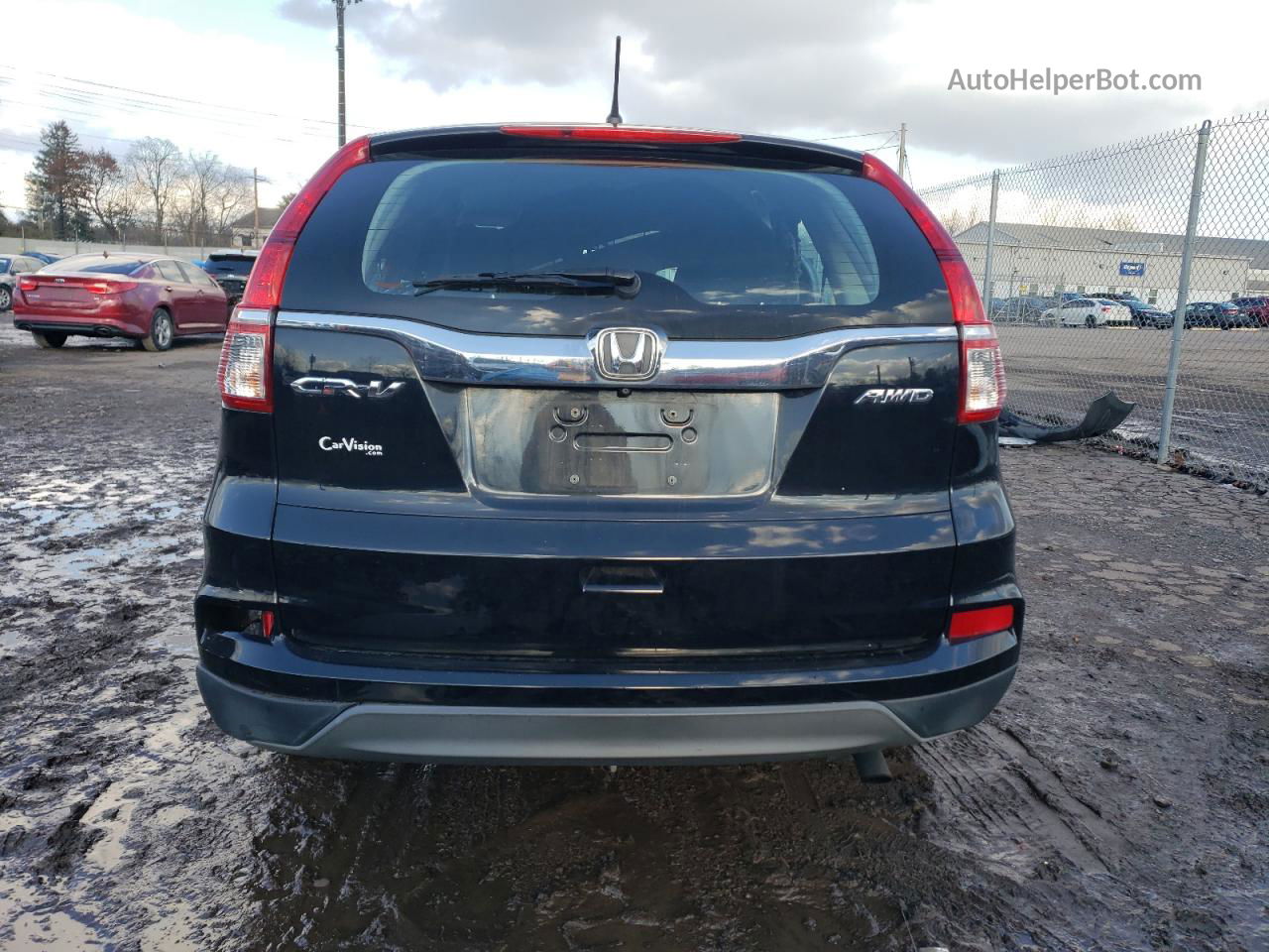 2015 Honda Cr-v Lx Черный vin: 5J6RM4H31FL056970