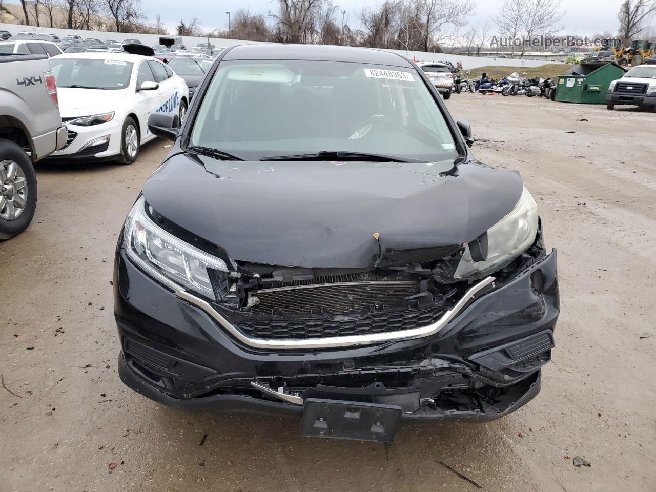 2016 Honda Cr-v Lx Black vin: 5J6RM4H31GL004580