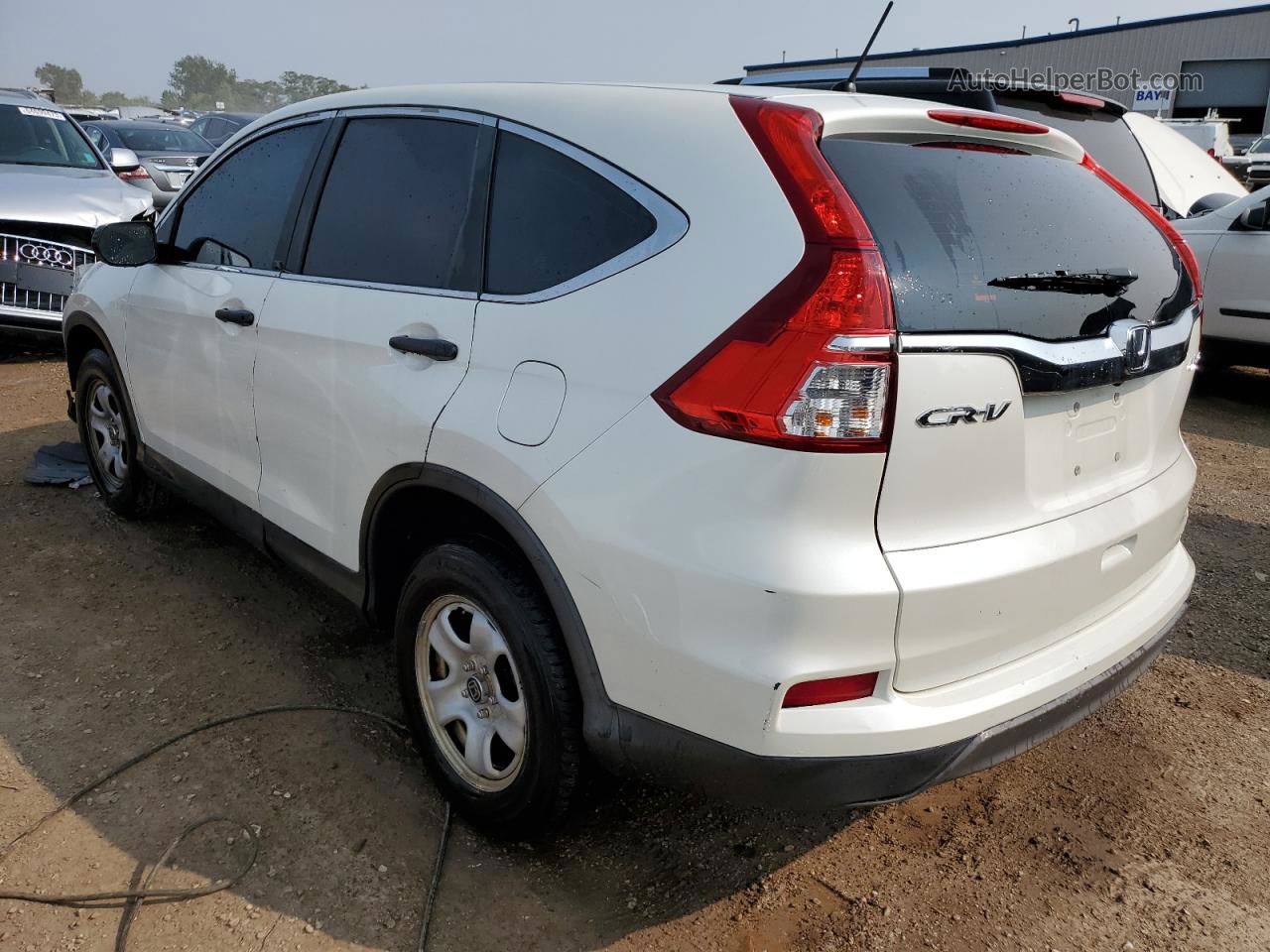 2016 Honda Cr-v Lx Белый vin: 5J6RM4H31GL097049