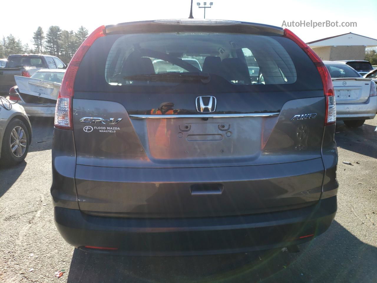 2012 Honda Cr-v Lx Серый vin: 5J6RM4H32CL019597