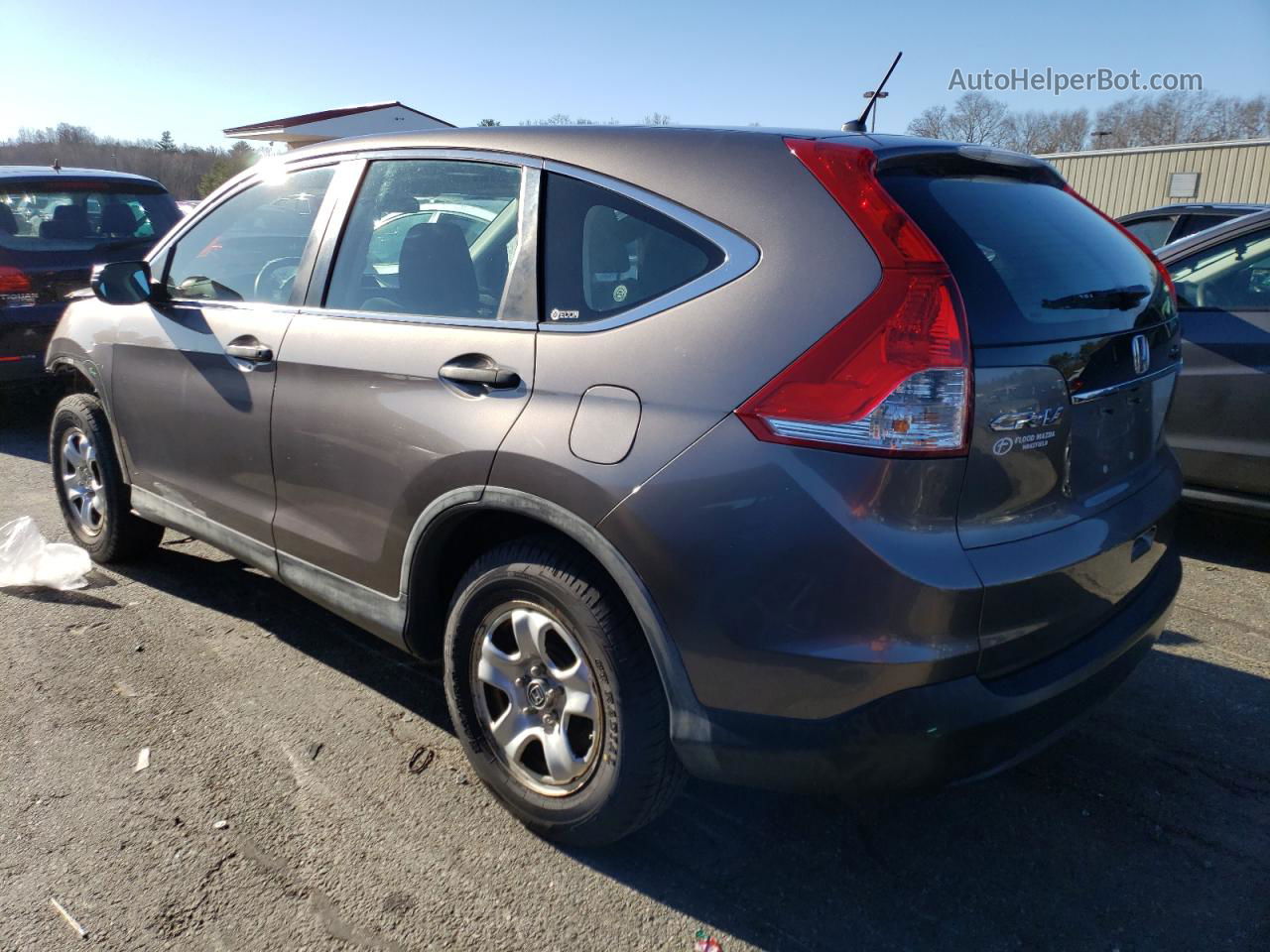 2012 Honda Cr-v Lx Gray vin: 5J6RM4H32CL019597