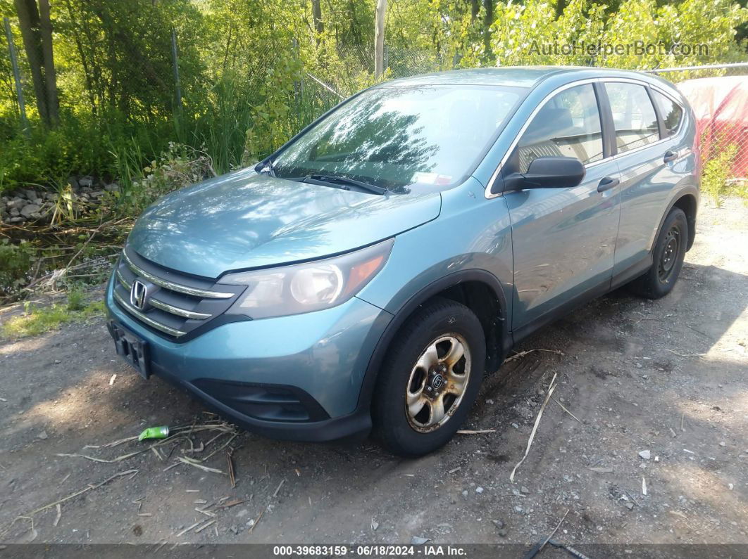 2013 Honda Cr-v Lx Blue vin: 5J6RM4H32DL076223