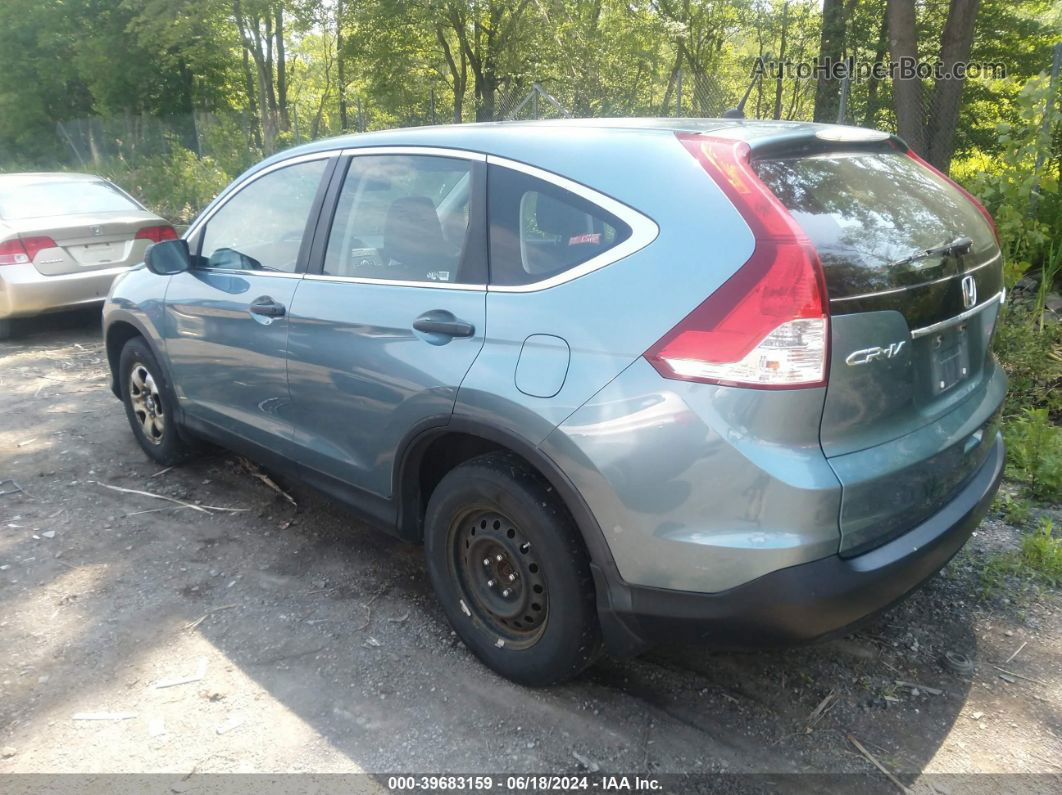 2013 Honda Cr-v Lx Blue vin: 5J6RM4H32DL076223