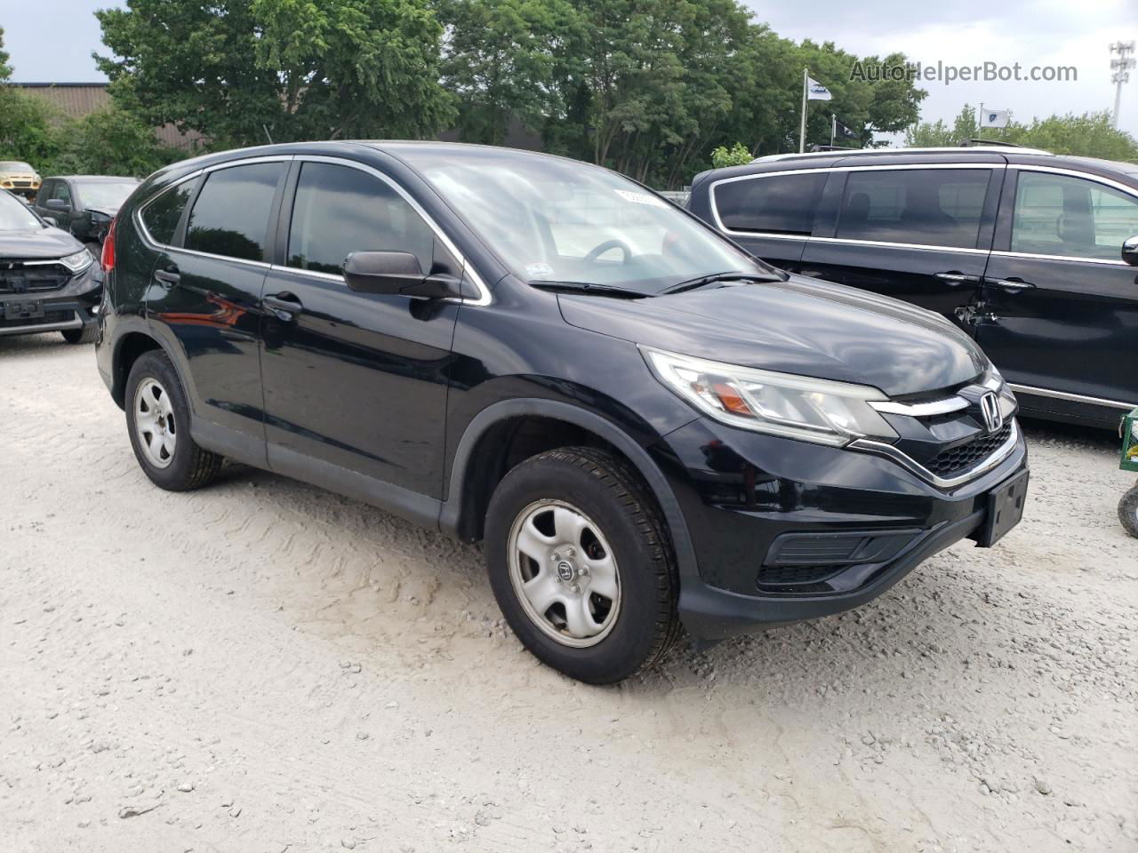 2015 Honda Cr-v Lx Black vin: 5J6RM4H32FL096488