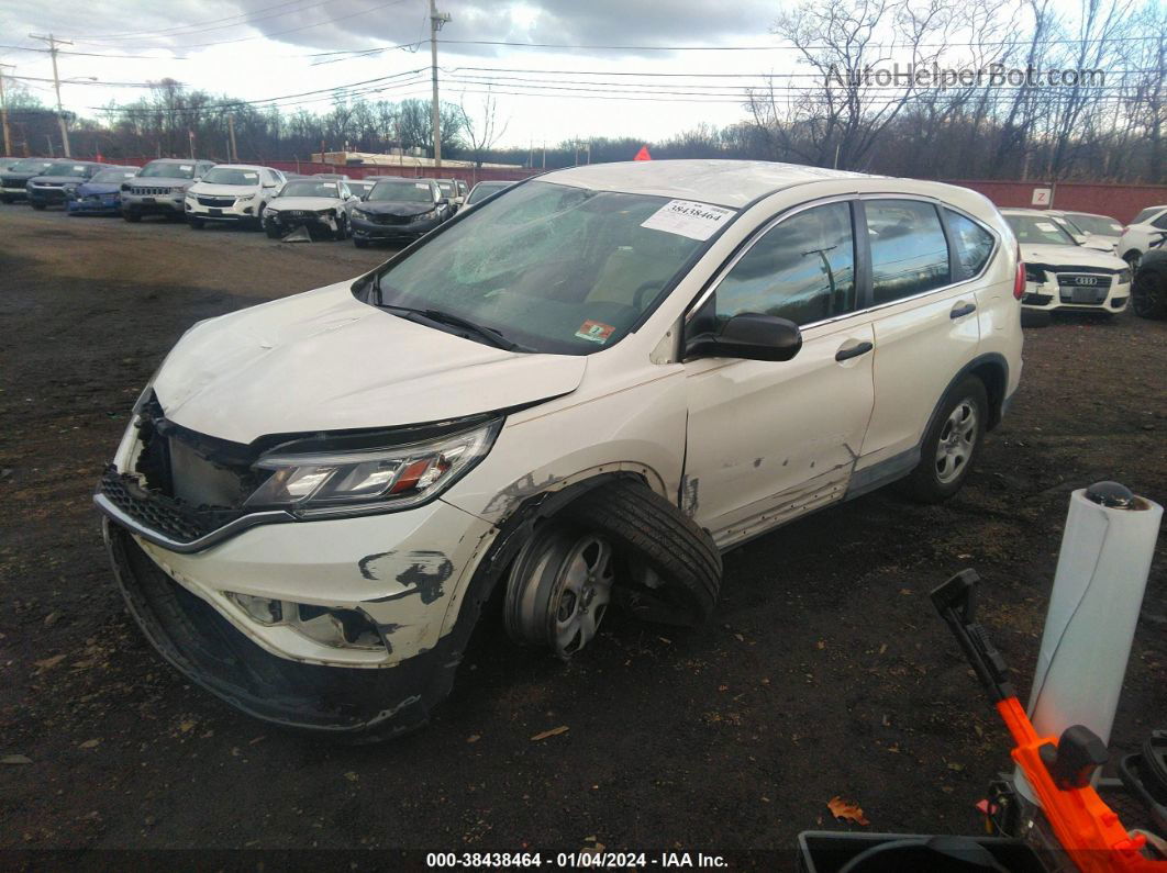 2016 Honda Cr-v Lx White vin: 5J6RM4H32GL120869