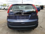 2012 Honda Cr-v Lx Blue vin: 5J6RM4H33CL041317