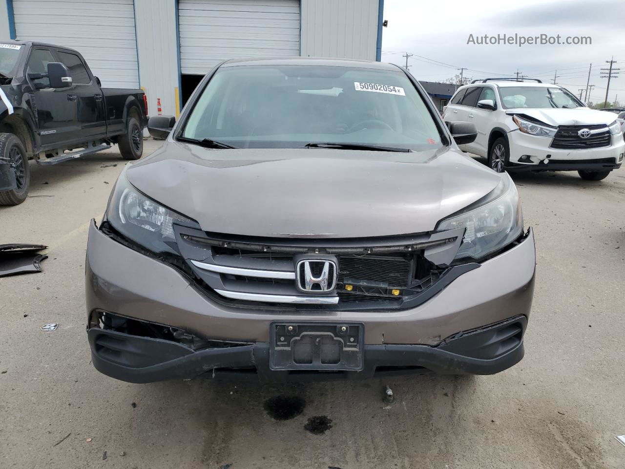 2012 Honda Cr-v Lx Brown vin: 5J6RM4H33CL074561