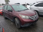 2013 Honda Cr-v Lx Бордовый vin: 5J6RM4H33DL058734