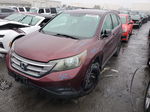 2013 Honda Cr-v Lx Бордовый vin: 5J6RM4H33DL058734