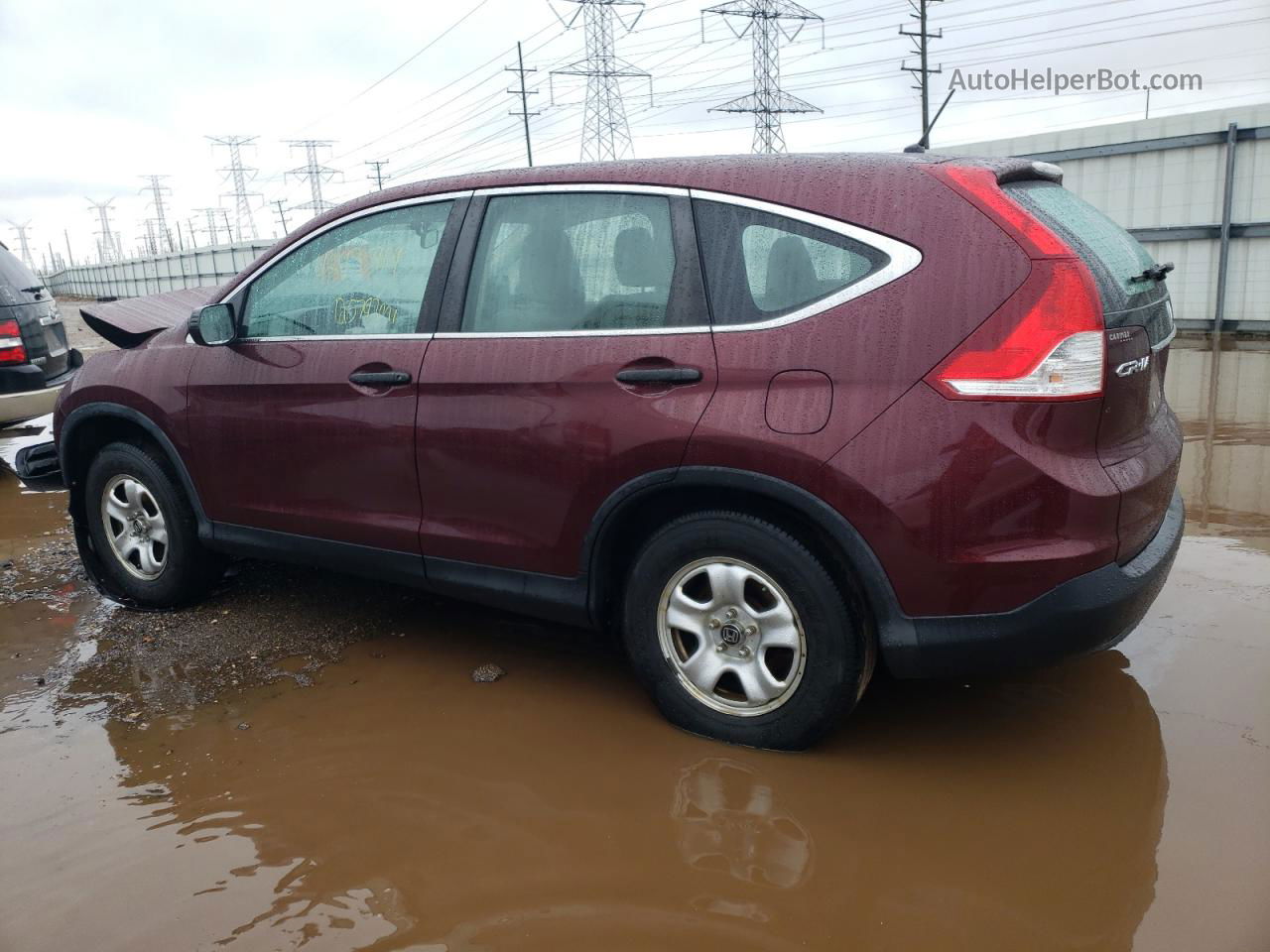 2013 Honda Cr-v Lx Purple vin: 5J6RM4H33DL077770