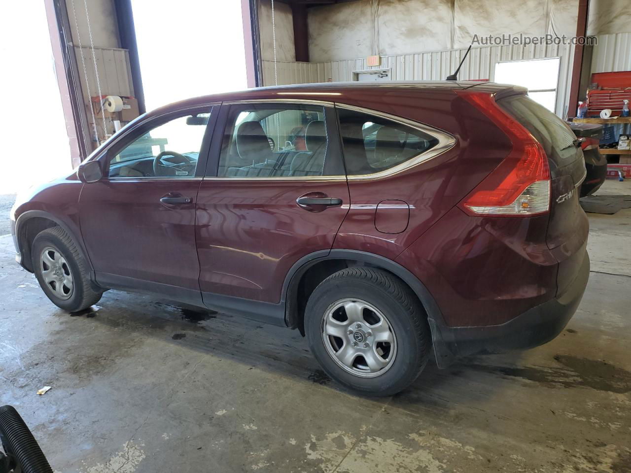 2013 Honda Cr-v Lx Maroon vin: 5J6RM4H33DL082015