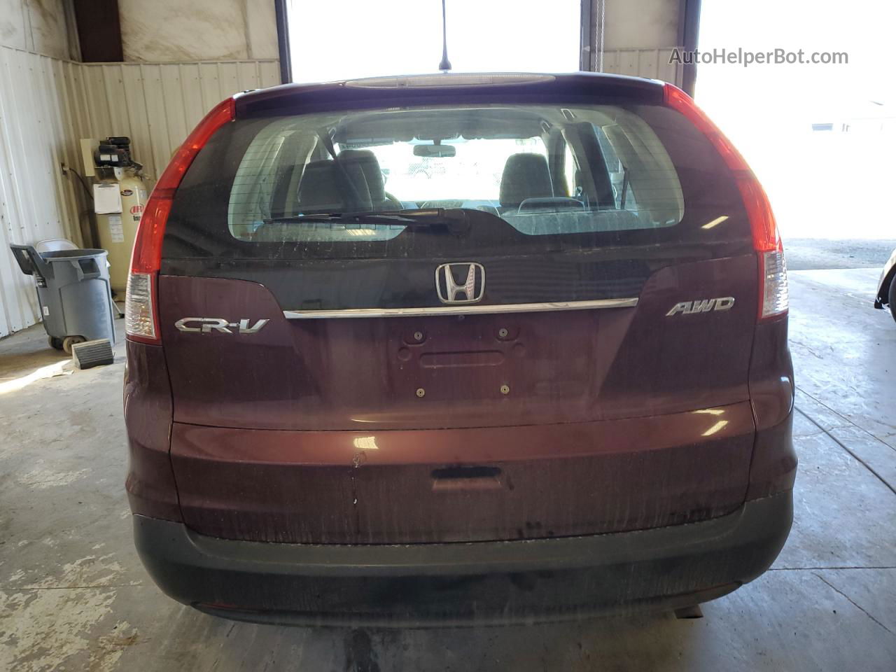 2013 Honda Cr-v Lx Maroon vin: 5J6RM4H33DL082015