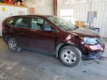 2013 Honda Cr-v Lx Maroon vin: 5J6RM4H33DL082015