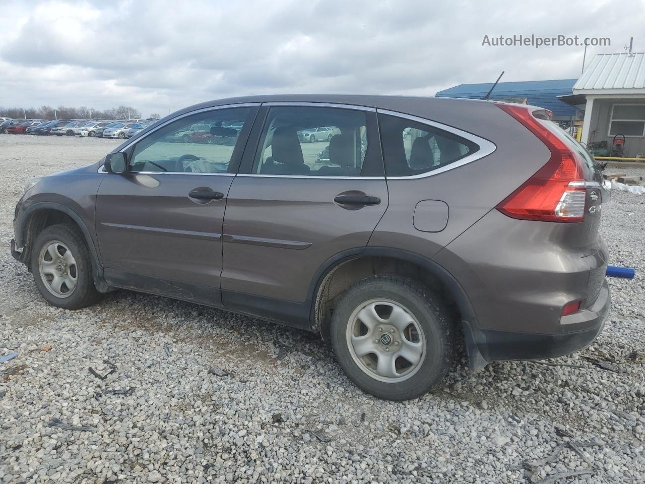 2015 Honda Cr-v Lx Silver vin: 5J6RM4H33FL100676