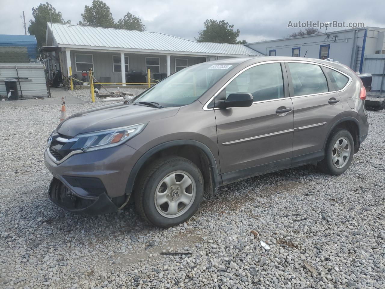 2015 Honda Cr-v Lx Silver vin: 5J6RM4H33FL100676