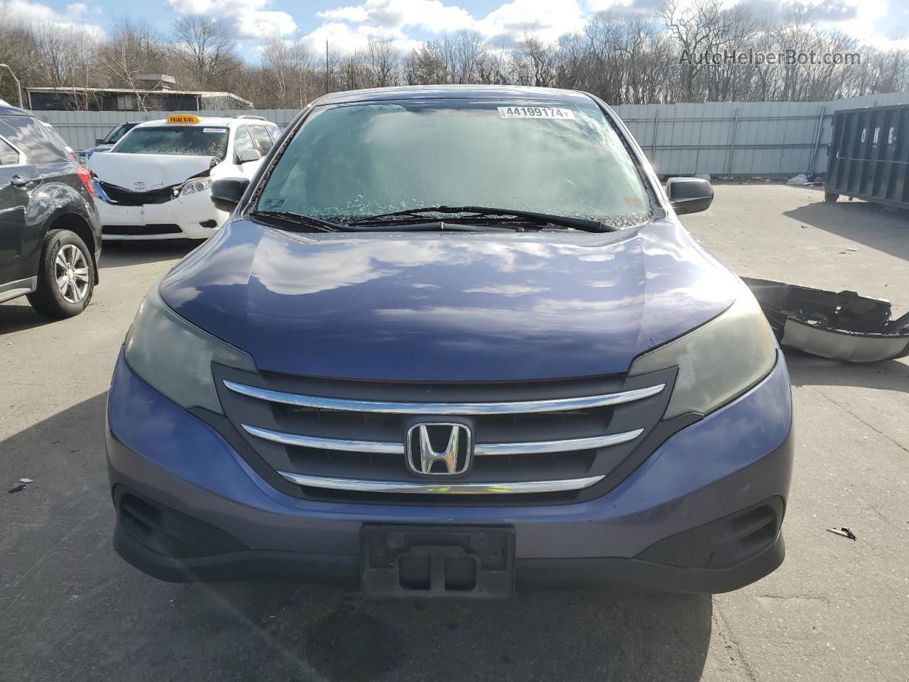 2012 Honda Cr-v Lx Синий vin: 5J6RM4H34CL041228