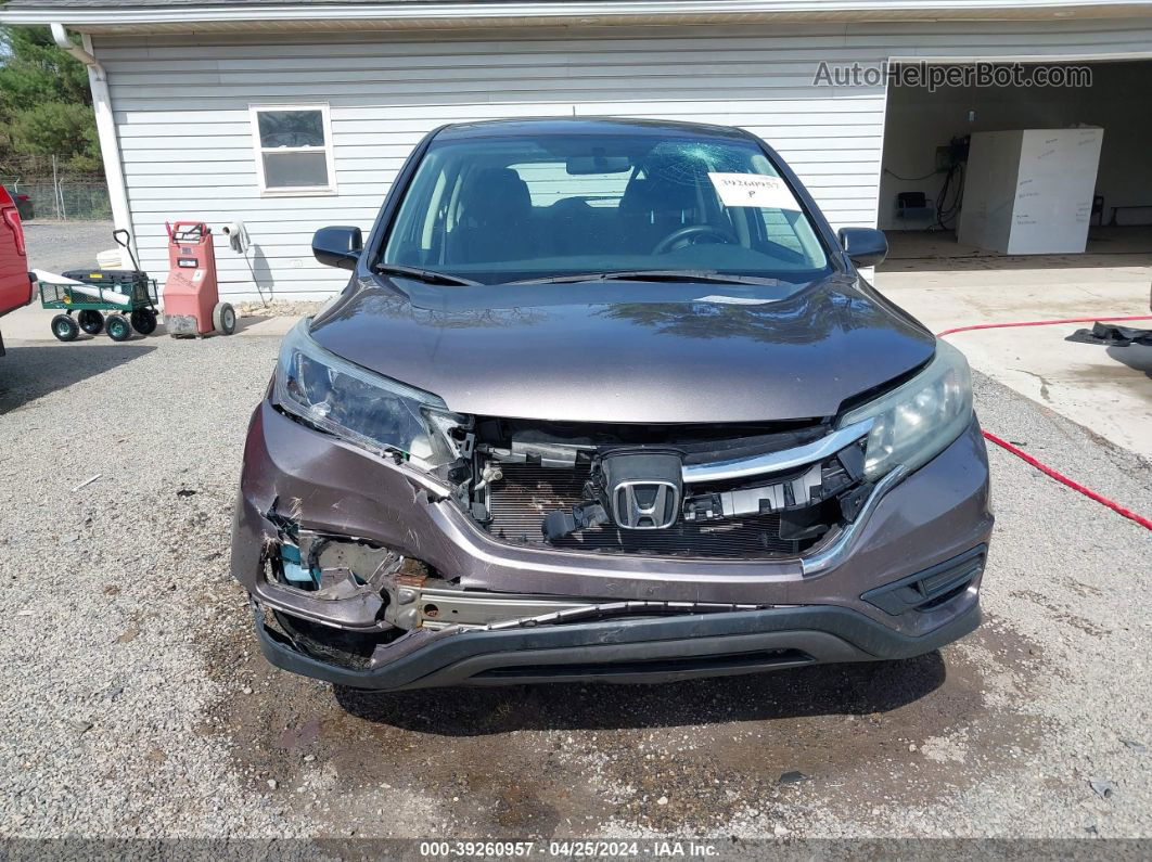 2015 Honda Cr-v Lx Pewter vin: 5J6RM4H34FL013854