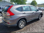 2015 Honda Cr-v Lx Pewter vin: 5J6RM4H34FL013854