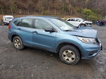 2015 Honda Cr-v Lx Blue vin: 5J6RM4H34FL043226