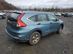 2015 Honda Cr-v Lx Blue vin: 5J6RM4H34FL043226