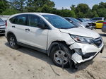 2016 Honda Cr-v Lx White vin: 5J6RM4H34GL074929