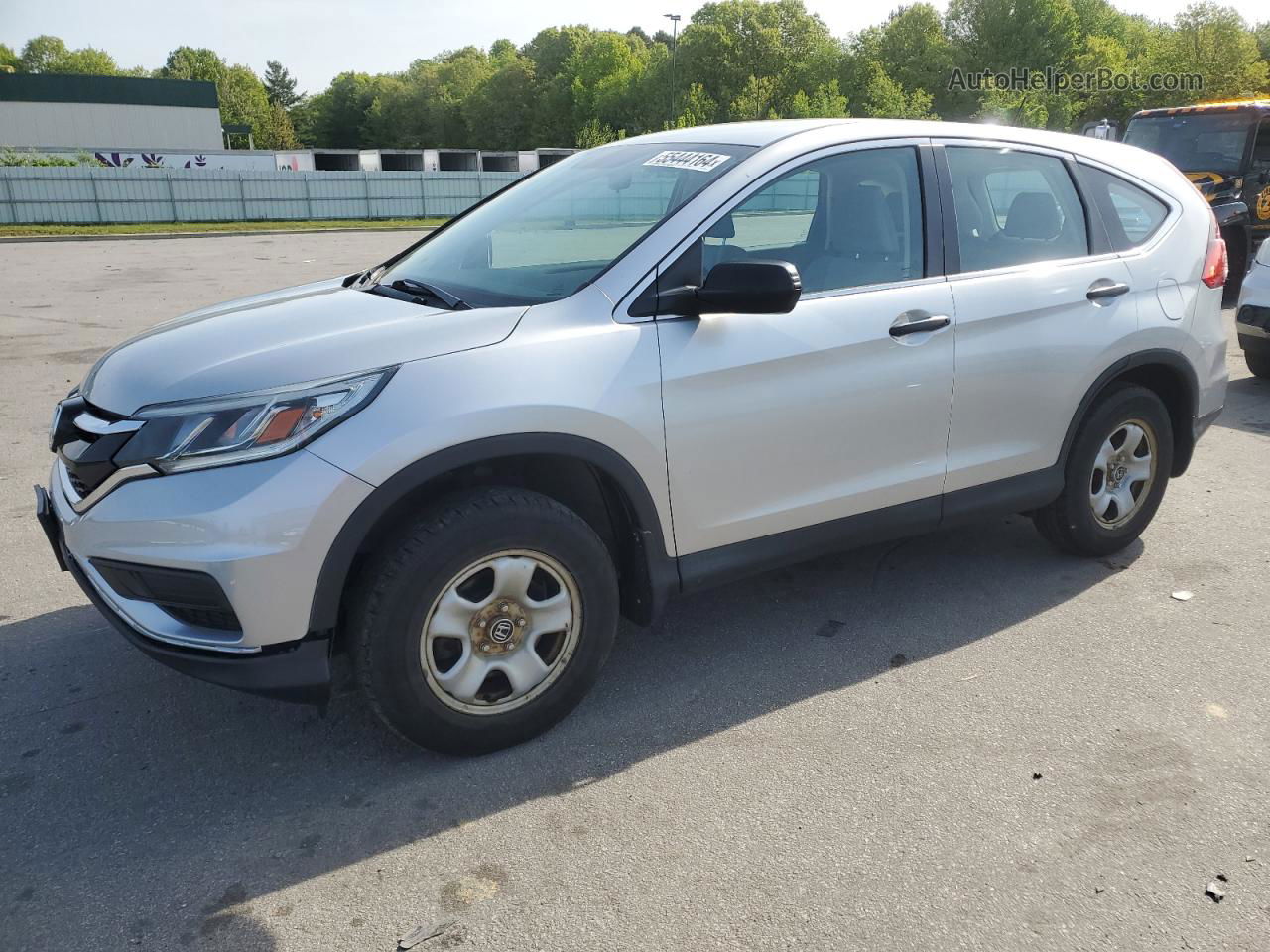 2016 Honda Cr-v Lx Silver vin: 5J6RM4H34GL097093