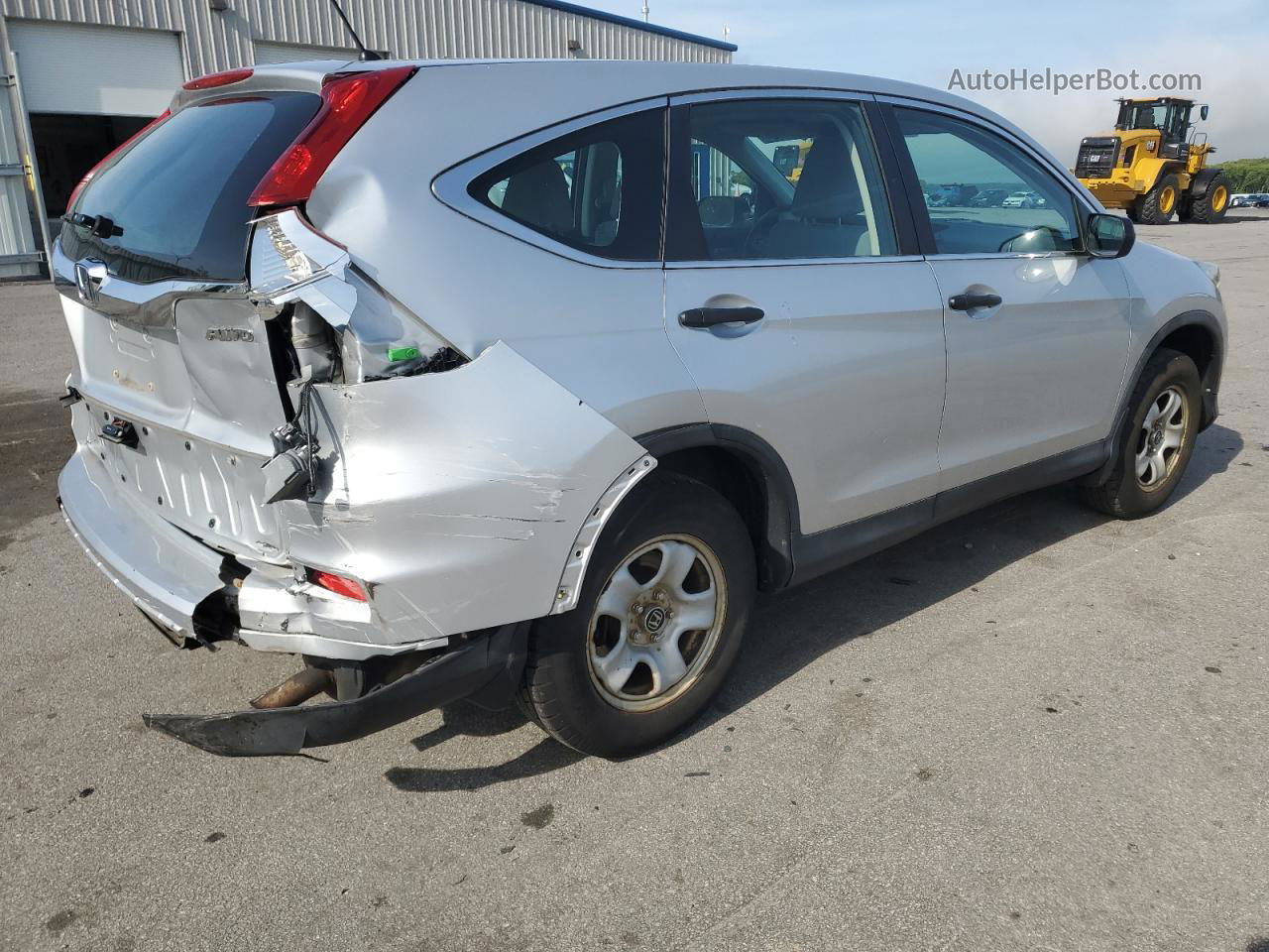 2016 Honda Cr-v Lx Silver vin: 5J6RM4H34GL097093