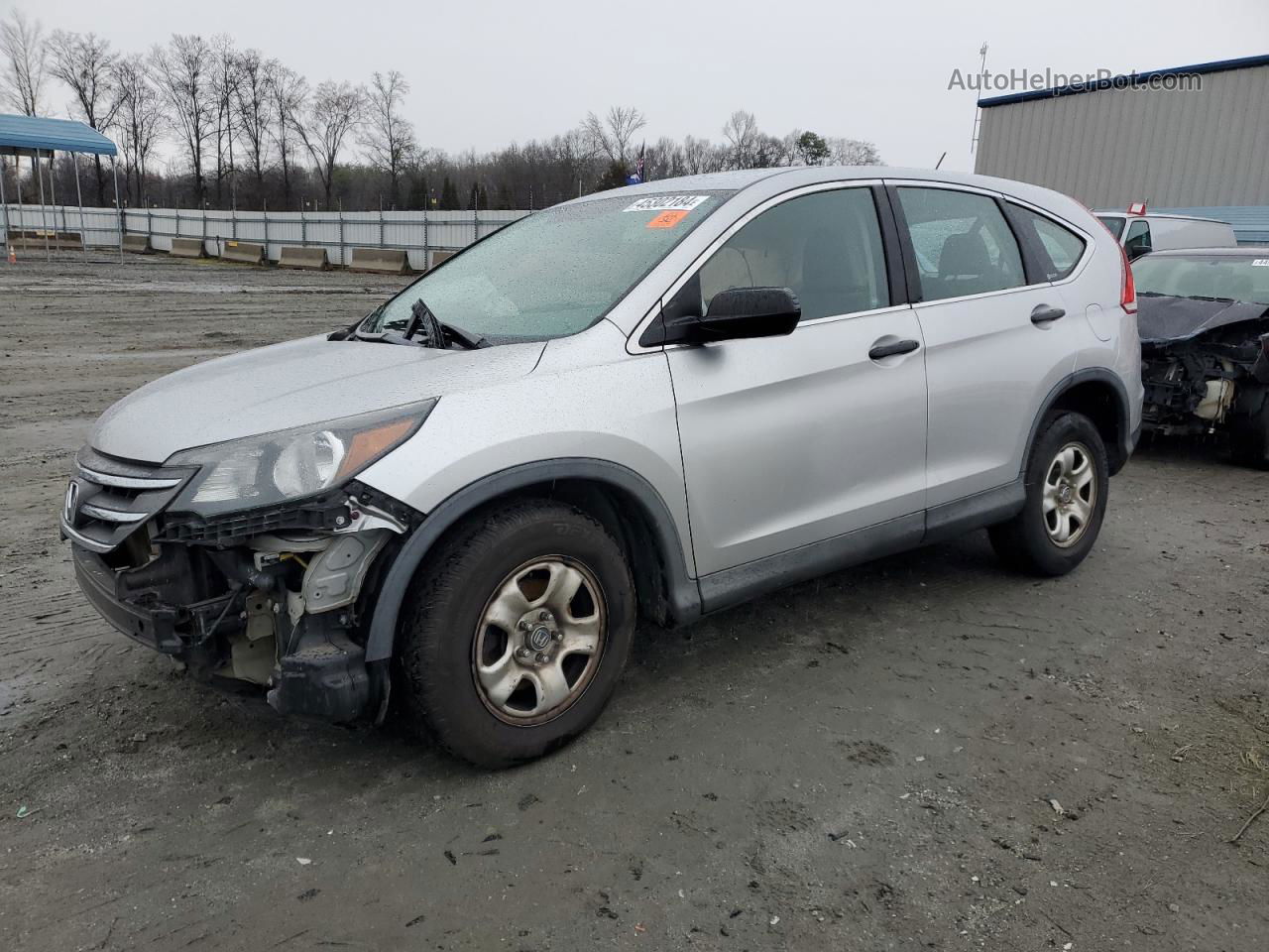 2012 Honda Cr-v Lx Silver vin: 5J6RM4H35CL038841