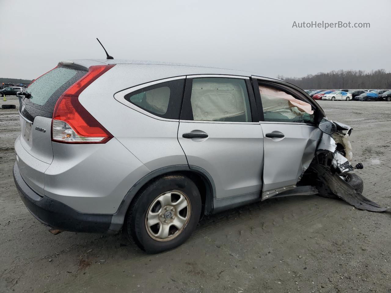 2012 Honda Cr-v Lx Silver vin: 5J6RM4H35CL038841