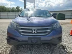 2013 Honda Cr-v Lx Blue vin: 5J6RM4H35DL000348