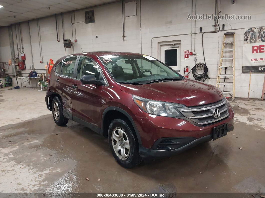 2013 Honda Cr-v Lx Red vin: 5J6RM4H35DL018560