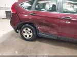 2013 Honda Cr-v Lx Red vin: 5J6RM4H35DL018560